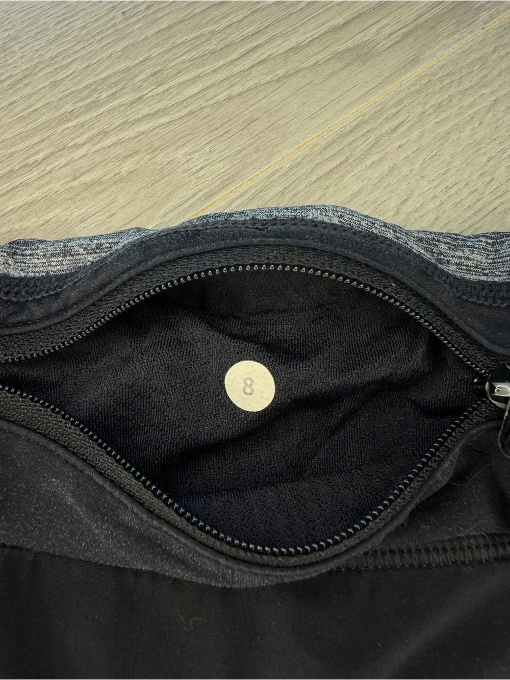 lululemon Speed Up Running Shorts Black Size 8 Lined Back Zip